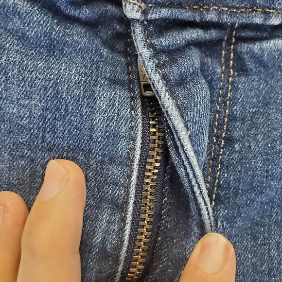 Ava & Viv Jeans Womens 26 Plus Blue High Rise Flare Stretch Denim - Picture 10 of 12